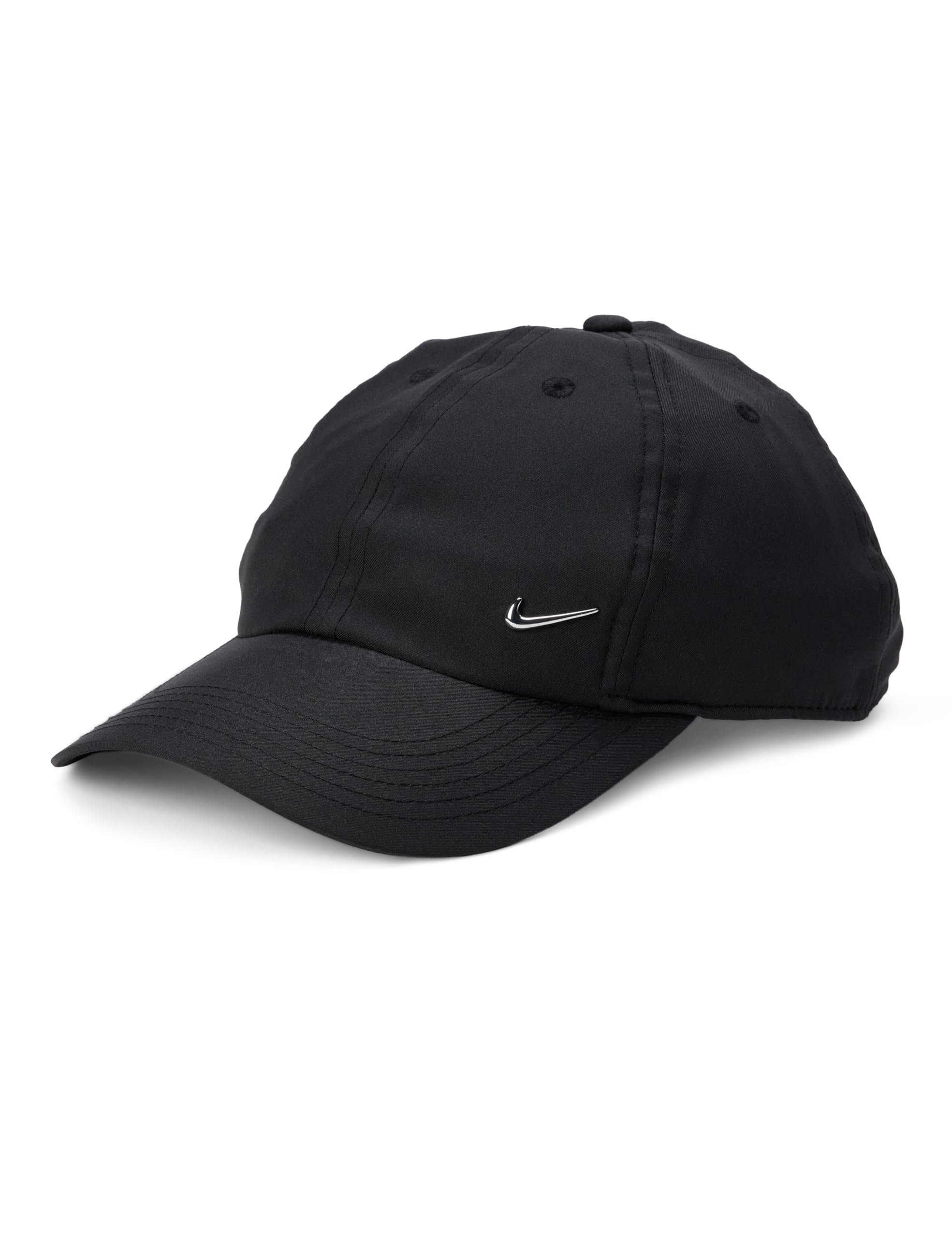 Nike Unisex Kids Unstructured Metal Swoosh Cap - Black