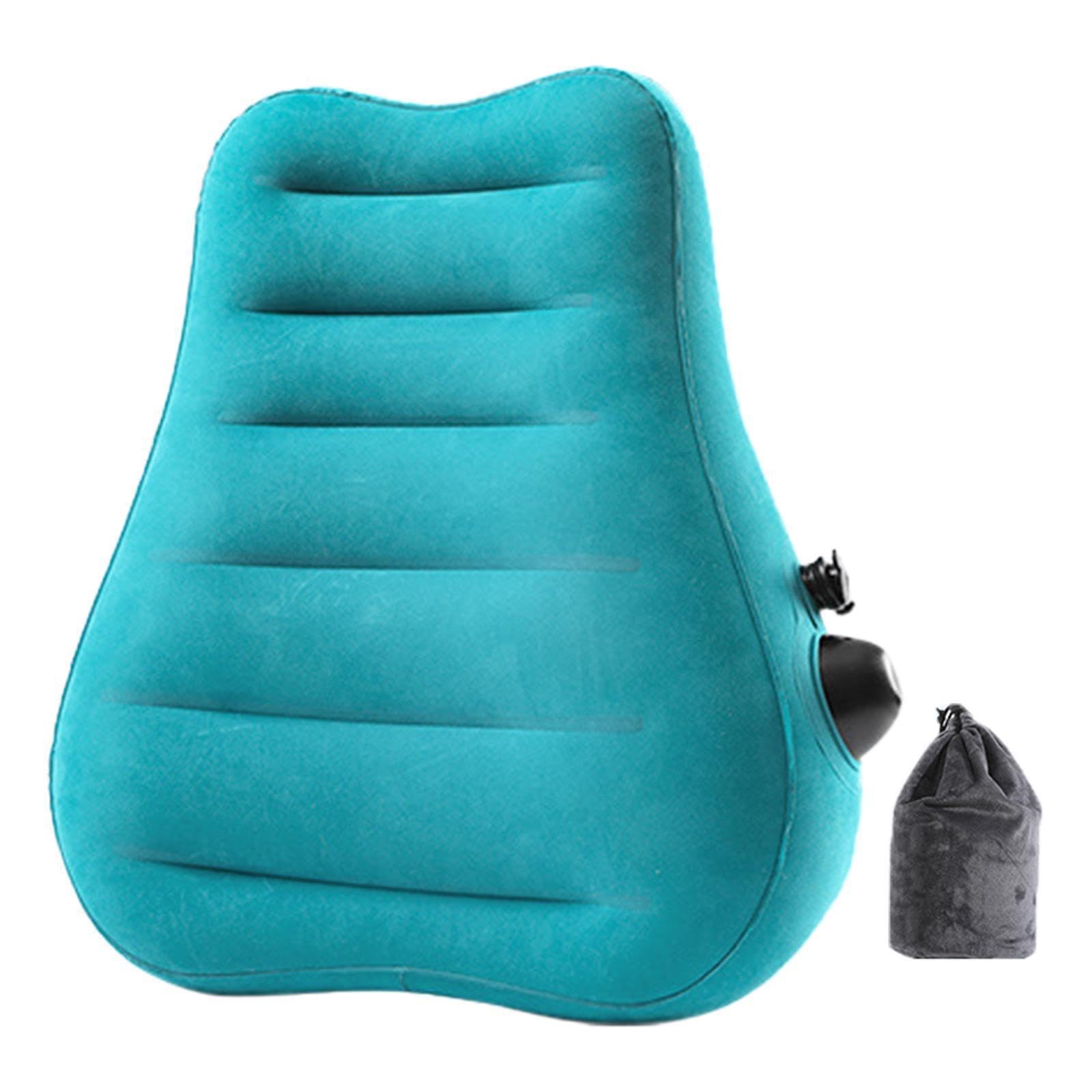AMSLSIU Inflatable Wedge Pillow Fast Inflation And Deflation Complements Lightweight Bed Pillow For Camping Office Car Offers Support Inflatable Wedge For