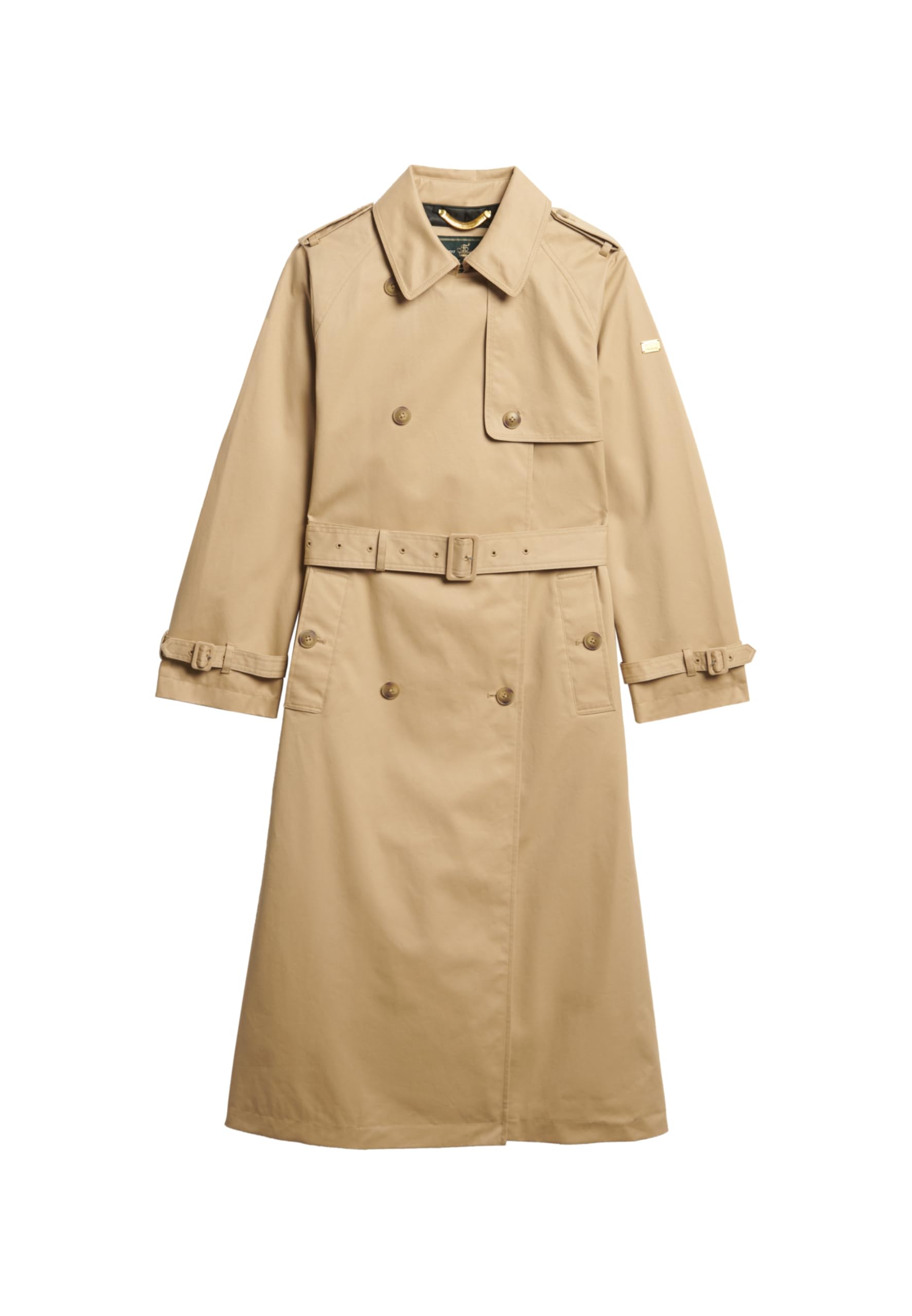 Superdry Women's Classic Trench Coat, shaker beige, 12