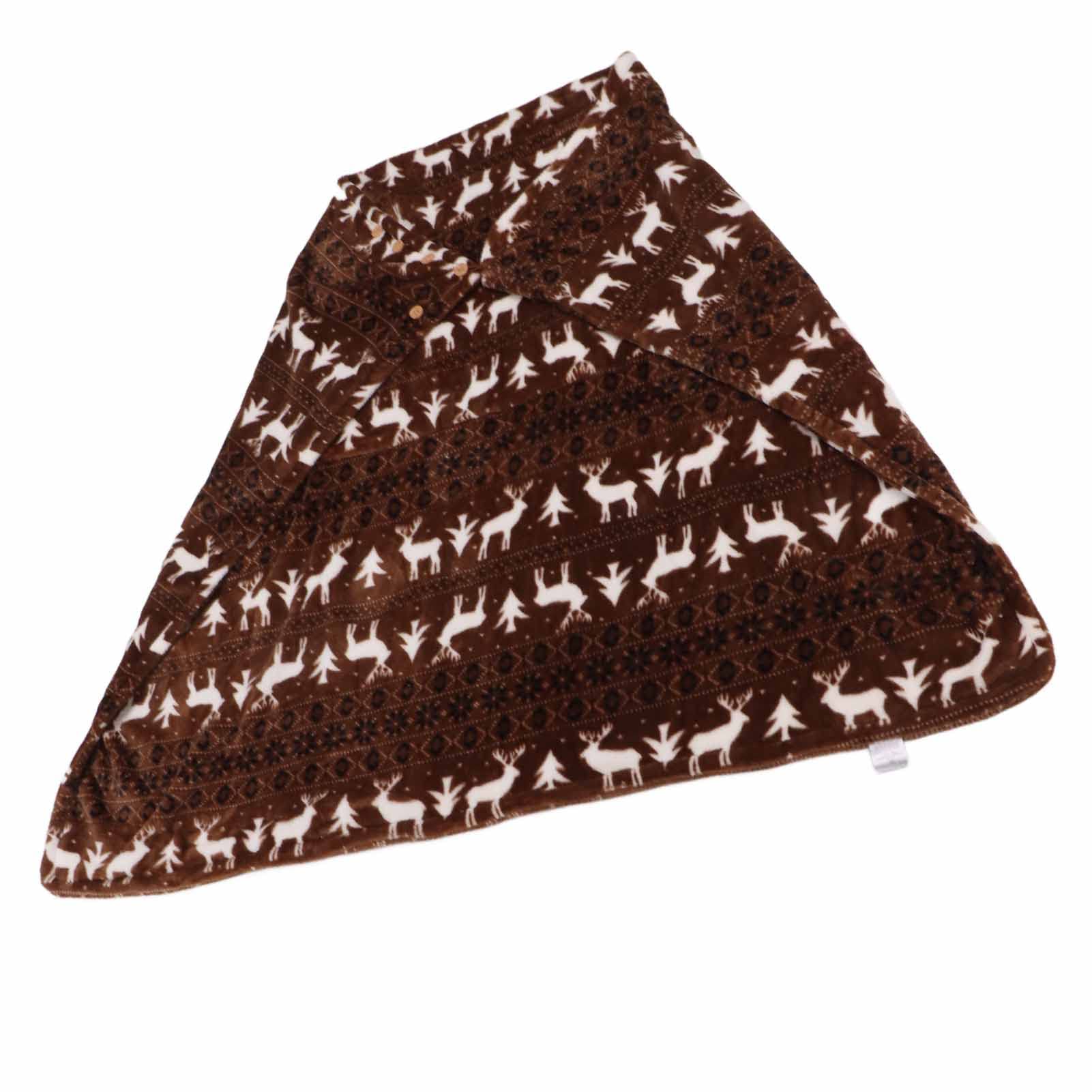 Rollstuhldecke aus weichem Fleece mit schönen Mustern – kuschelige Bein und KnieWärmedecke für Rollstuhlfahrer, ideal für kalte Tage und klimatisierte Räume