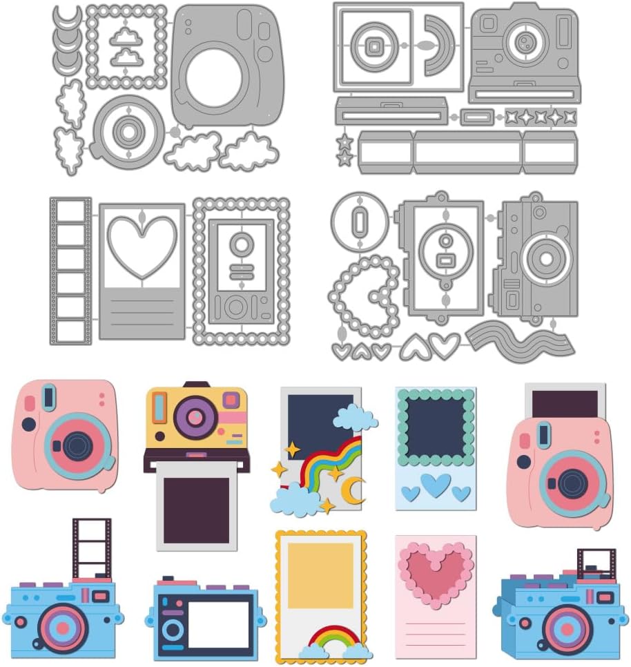 MAYJOYDIY Instant Camera Metal Die Cuts Photo Frame Paper Cutting Dies