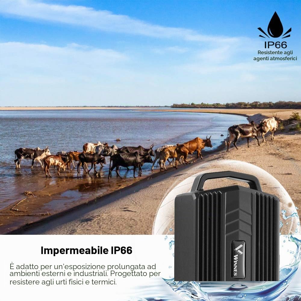 Zeerkeer Strong Magnet GPS Tracker Auto 3000mAh Tracker veicolo Sistema di monitoraggio in tempo reale, Localizzatore GPS impermeabile, Localizzatore GPS anti perso con APP gratuita per Smartphone