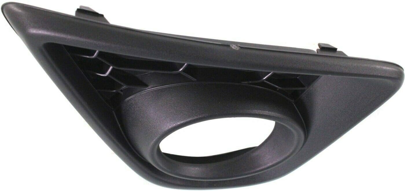 DAT AUTO PARTS Right Front Passenger Side Fog Light Bezel Cover Insert Replacement For 13-15 Mazda CX-5 Black Textured MA1039112 KD5350C11