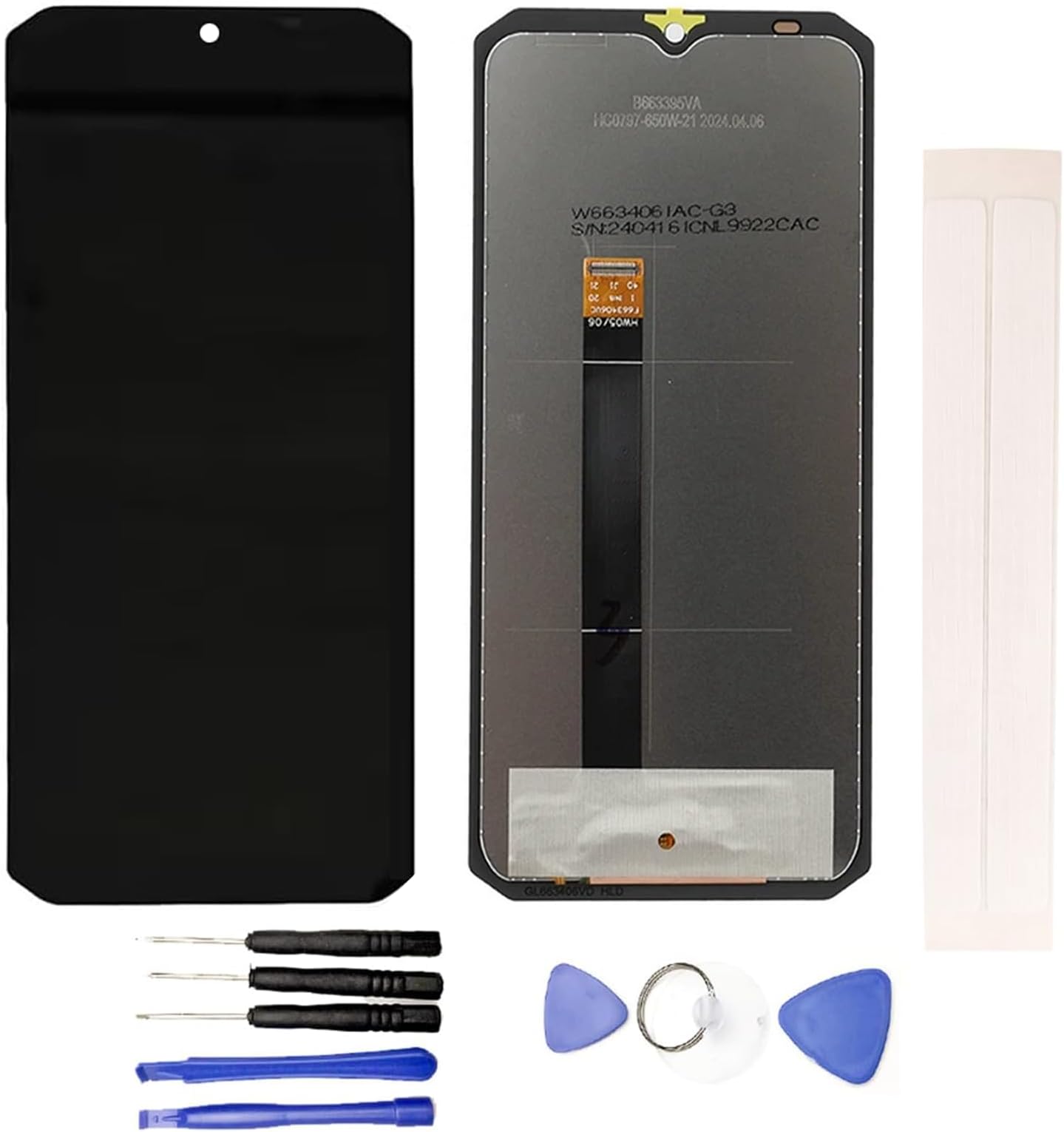 JayTong LCD Replacement for Hotwav Hyper 7 LCD Display Touch Screen Assembly (Black)