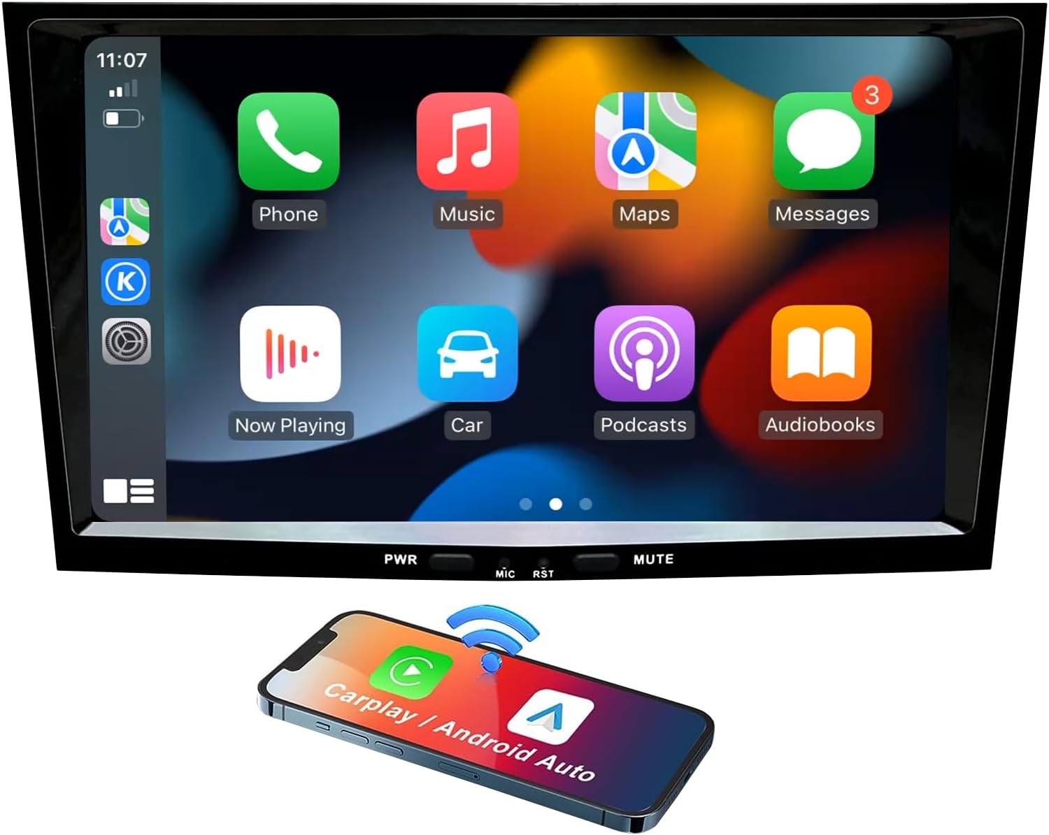 Audioproject A372 Radioblende Für Opel - Doppel DIN, Silber