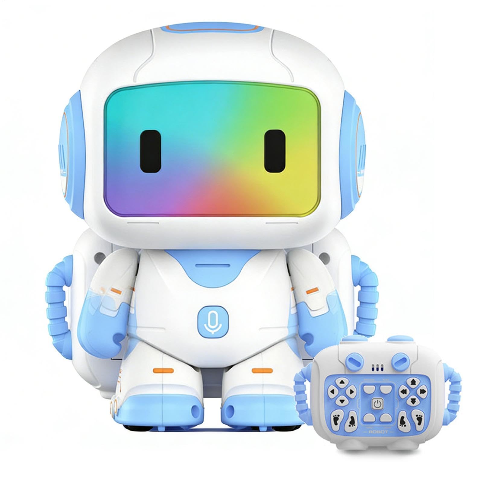 Robot de Juguete Robot Inteligente Eléctrico Con Mando A Distancia | Juguetes Interactivos De Robot Con Control Remoto para Niños Niñas Familia Casa Escuela Juego Viaje Camping de Cumpleaños