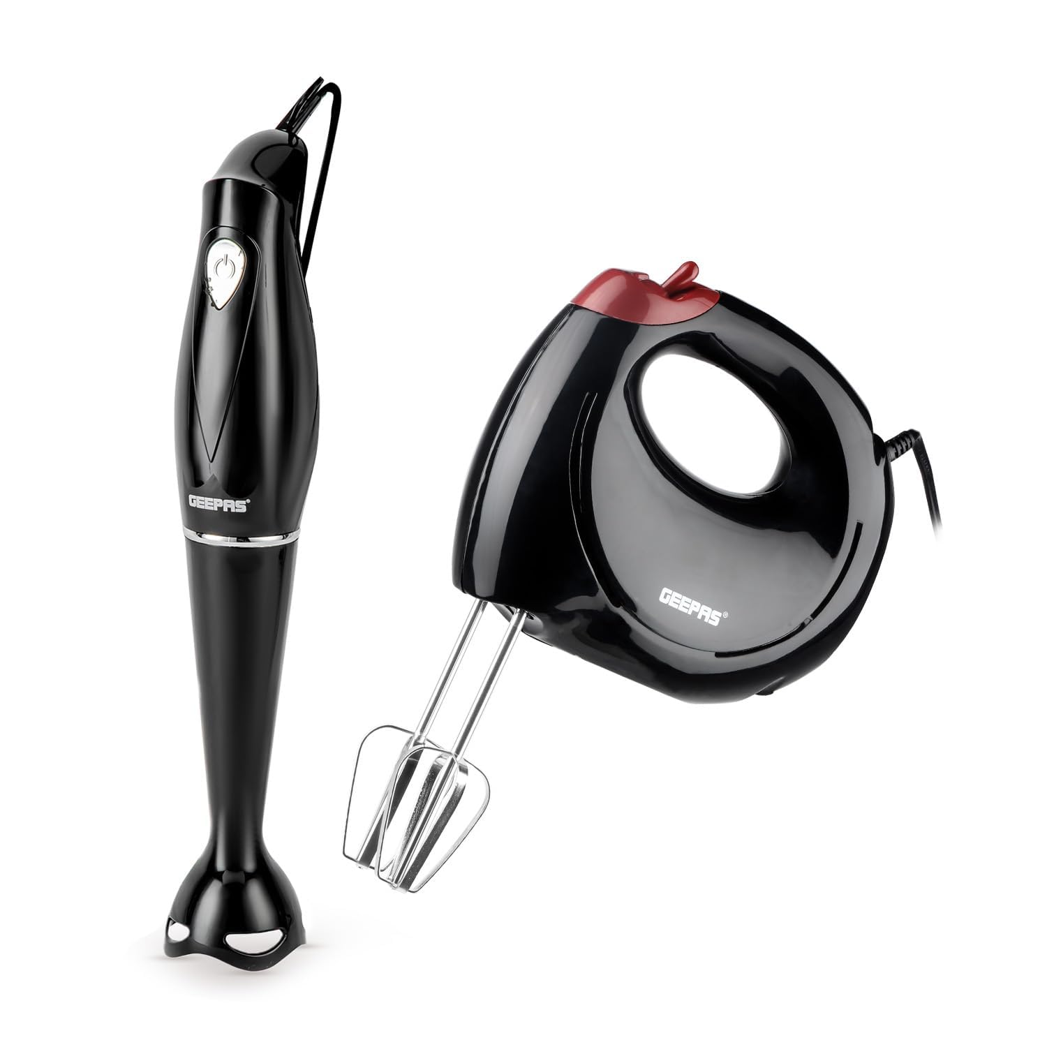 GEEPAS Hand Mixer & Hand Blender Set Handheld Food Collection Cake Mixer