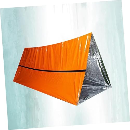 Miniatura 8 de Cabilock Tienda de tubo de emergencia al aire libre Refugio de supervivencia ligero Material PE compacto portátil para acampar Senderismo Ciclismo