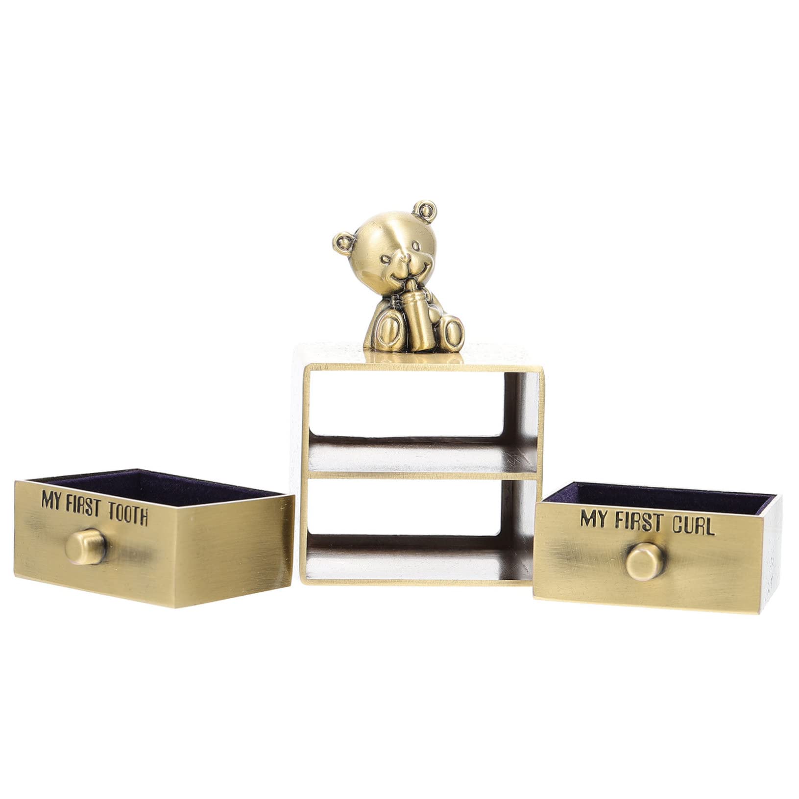 BESPORTBLE 1Pc Tooth Storage Box Durable Deciduous Tooth Holder with Keepsake for Teeth and Hair Safe Material Cute Design for Boys