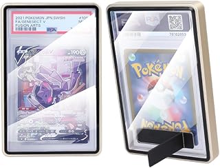 PSA 収納ケース PSAケース スクリューダウン PSA鑑定 7.5mm厚 アルミ製 UVカット99% スタンド付 PSA・CGC対応 ゴールド