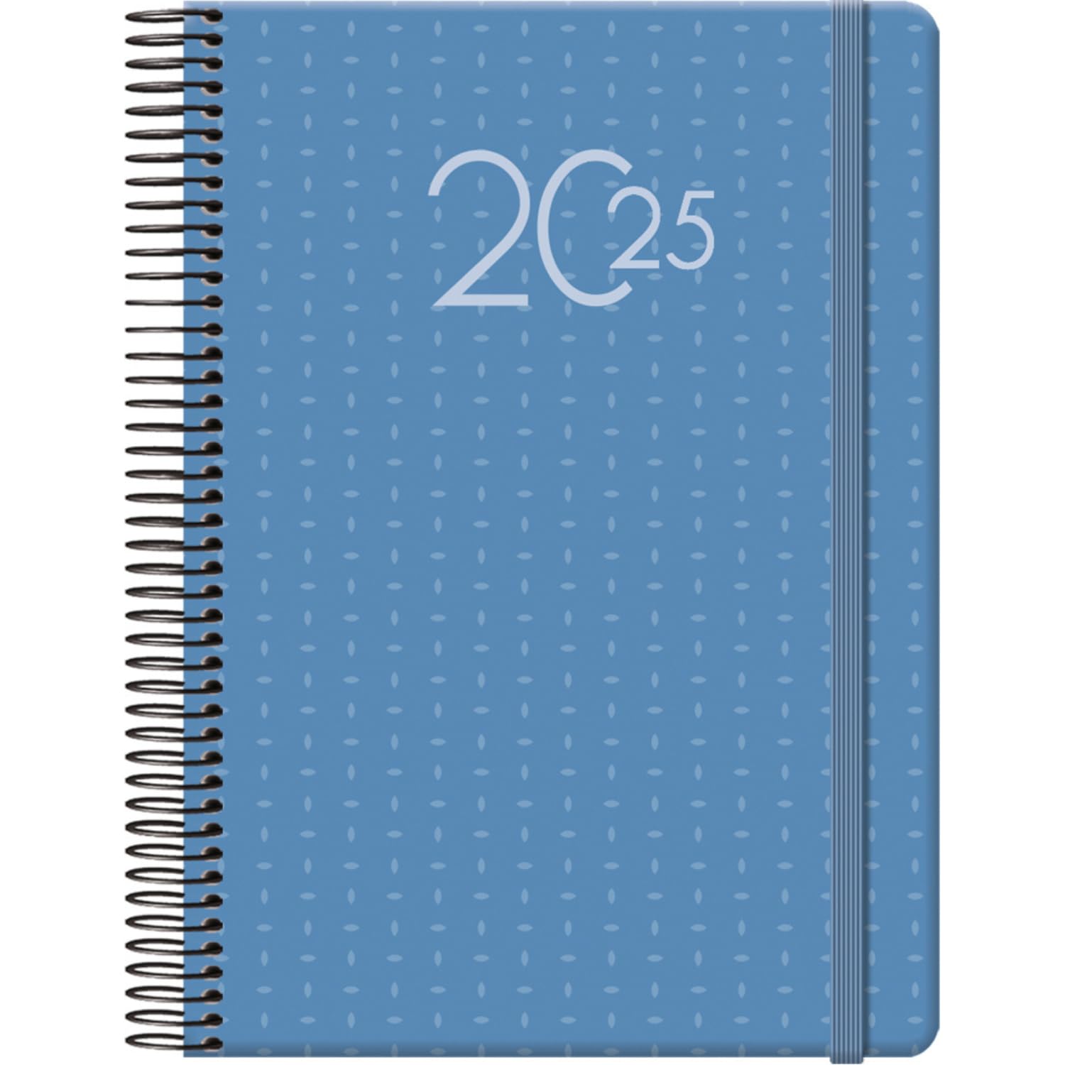 Agenda 2025 Giorno Per Pagina A5 - Portoghese, Con Anelli E Copertina Rigida, OPORTO Blu - Foto 4