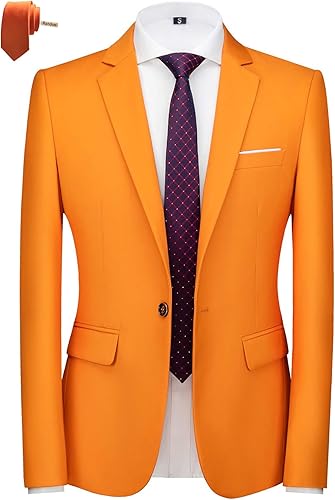 Chaqueta para hombre ajustada, estilo deportivo, 22 colores, para negocios diarios y fiestas