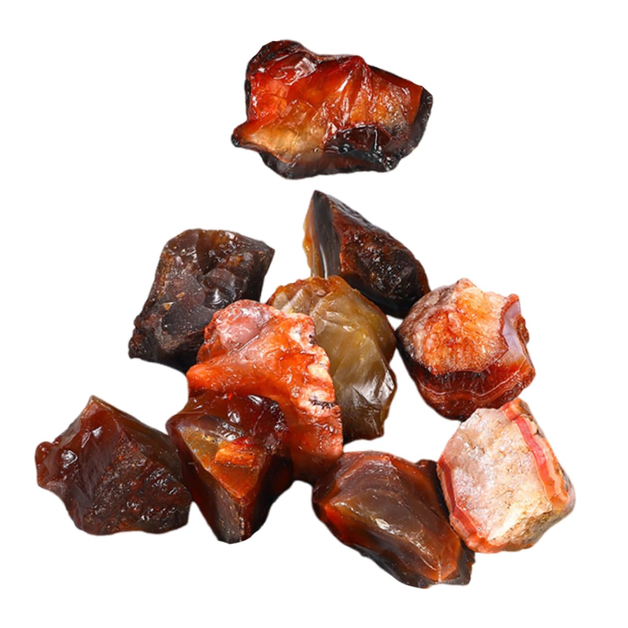 Diffuseur agate présentoir de table : décoration bureau en petits blocs naturels