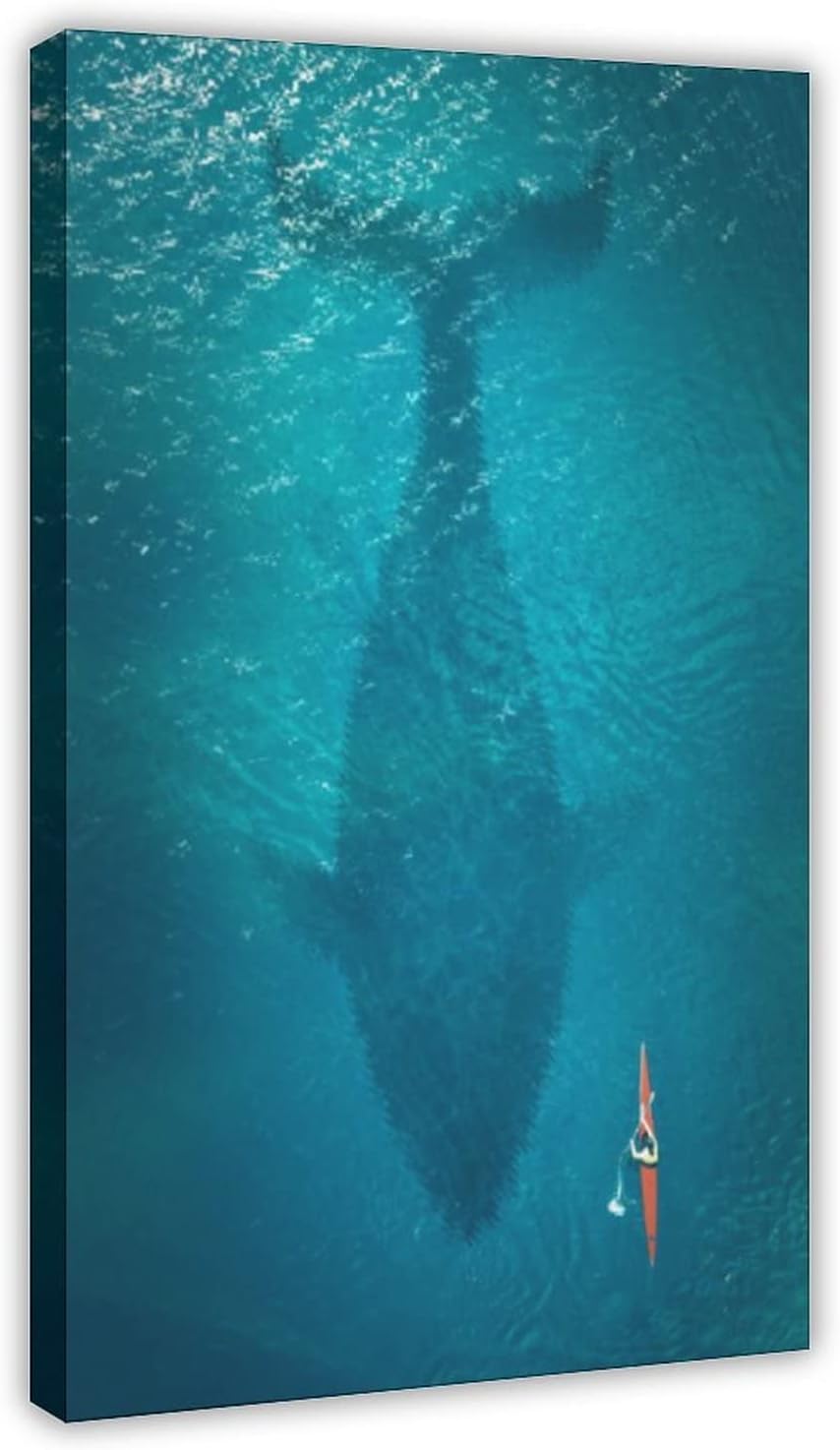 WOODEY Poster Artworks 15.7x23.6in(40x60cm) Deep Sea Whale Art Canvas