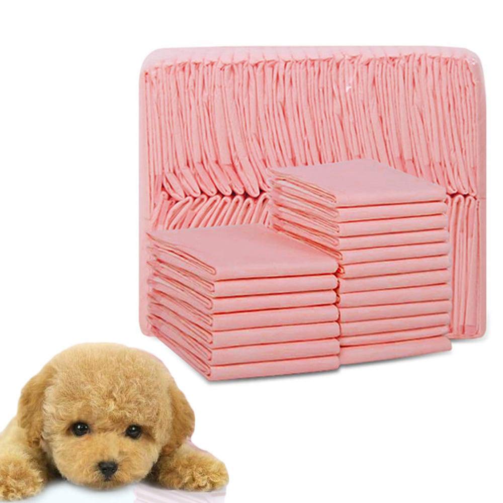 BeOne Disposable Thicken Pet Pee Pads, Increasing Thickness Super Absorbent Pet Dog Diaper, Absorbent Quick Drying Leak-Proof For Potty Training For Pets (S=33 * 45 cm = 100 pieces)