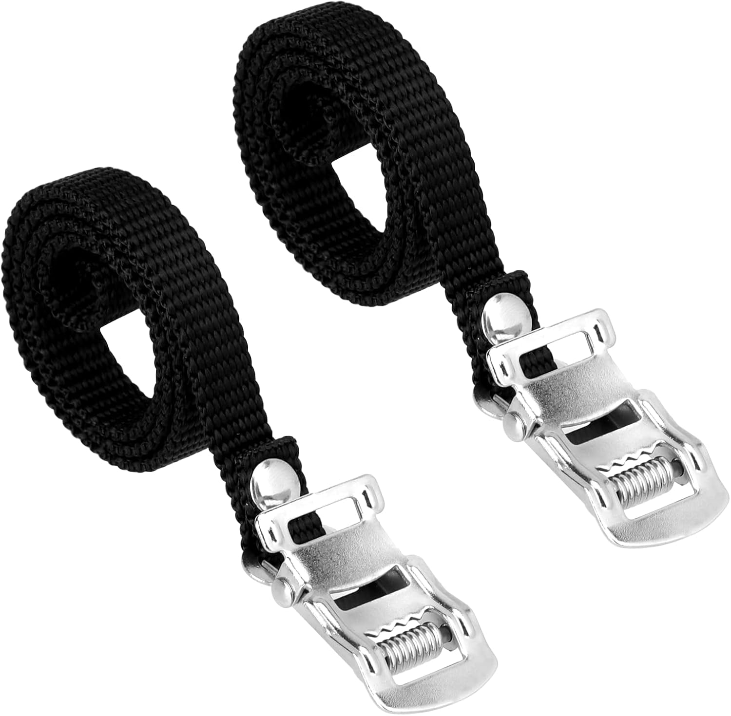2 PCS Bicycle Pedal Toe Straps Universal Replacement Foot Pedal Straps for Mountain Road Exercise Stationary Bike