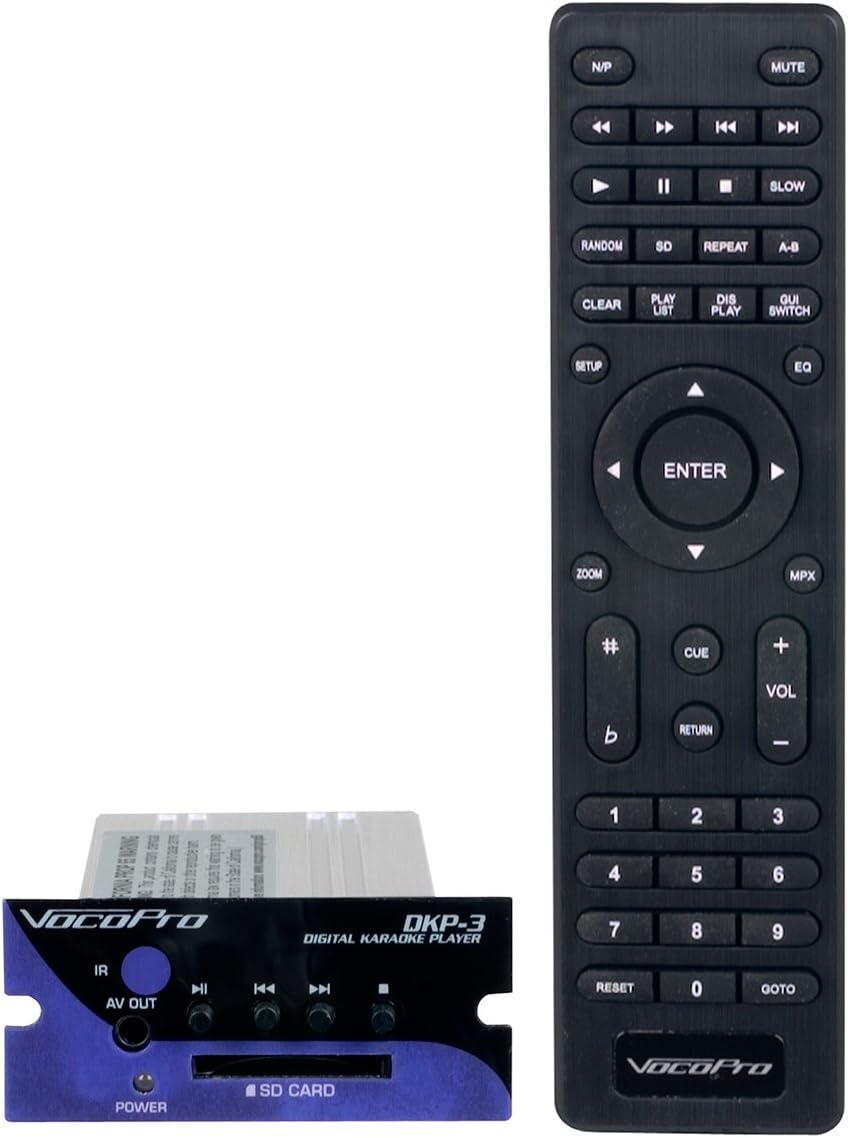 VocoPro DKP3 Compact Digital SD Card Karaoke Player