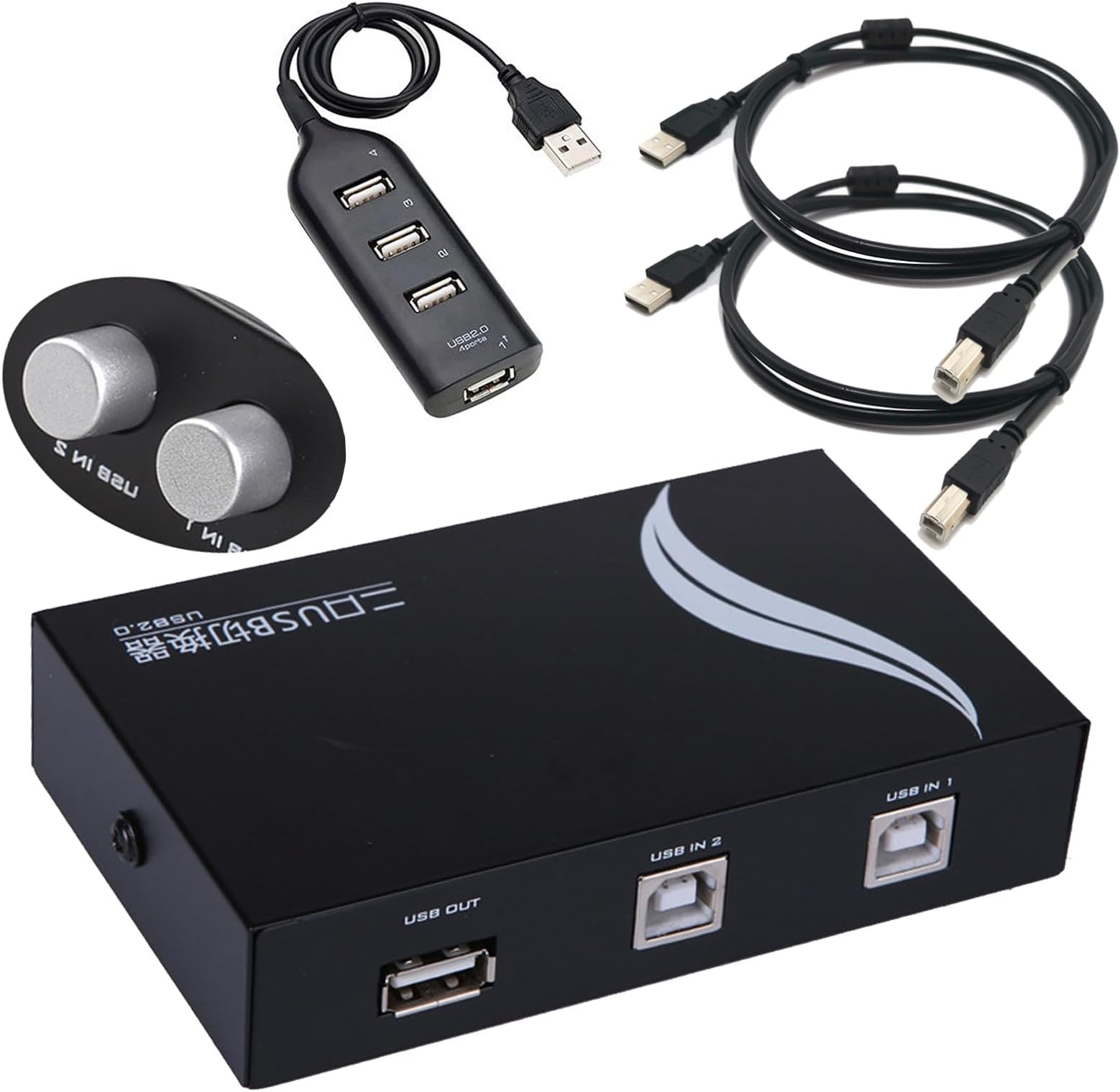 SIENOC 4 Port Fach USB 2 0 Sharing Switch Umschalter Schaltkasten sienoc-4-port-fach-usb-2-0-sharing-switch-umschalter-schaltkasten