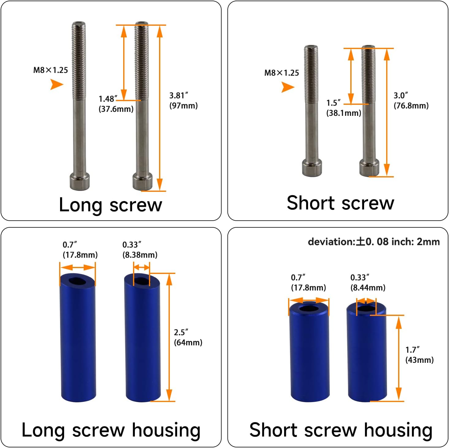 Front Grab Handles Grip Handle Grab Bars Aluminum for Jeep Wrangler JK 2007-2018 (Blue)