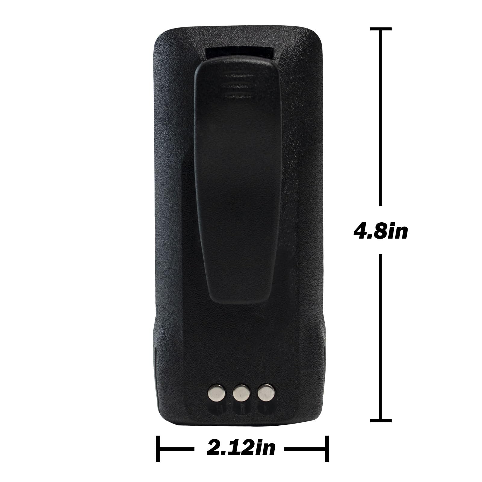 Teseko PMNN4598A PMNN4598 PMNN4600 PMNN4600A 7.2V 2300mAh Li-ion Battery Replacement for Motorola R2 with Belt Clip