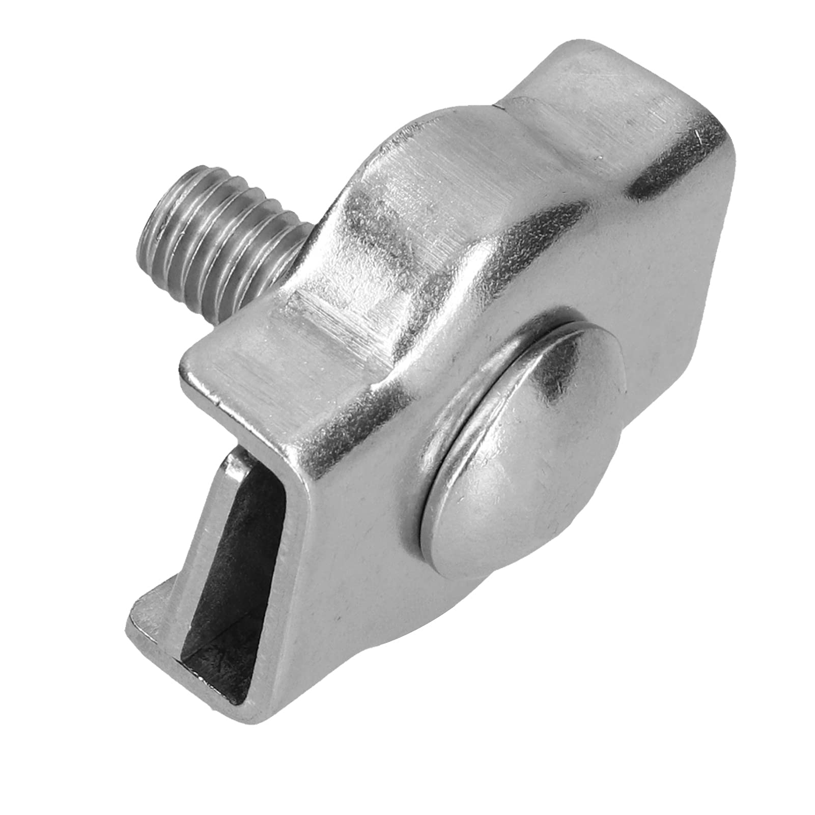 Cocoarm Clip per Funi Metalliche Morsetti per Cavi in ​​acciaio Inossidabile 304 Dispositivo di Bloccaggio Singolo 3 Dimensioni M2 M6 M10 per Manovre di Cavi per Funi Metalliche su e Costruzioni
