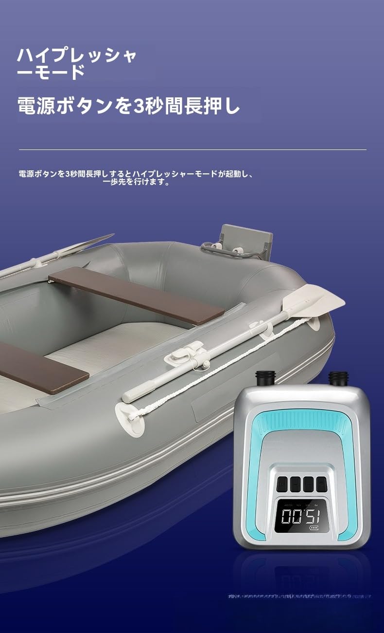 Amazon.co.jp: SIzlaho 電動ポンプ SUP 電動エアーポンプ サップ用