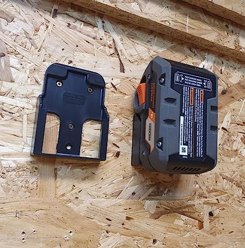 Snapklik.com : 18V Ridgid Battery Holder - 12 Pack Ridgid Battery Mount ...