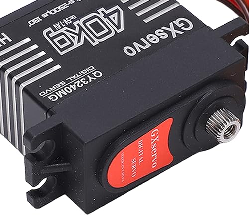 Miniatura 6 de Keenso Servo digital, 2 piezas QY3240MG engranaje de metal de alta velocidad de 88.2lbs Servo digital grande para Scx10 18110 RC Robots de coche