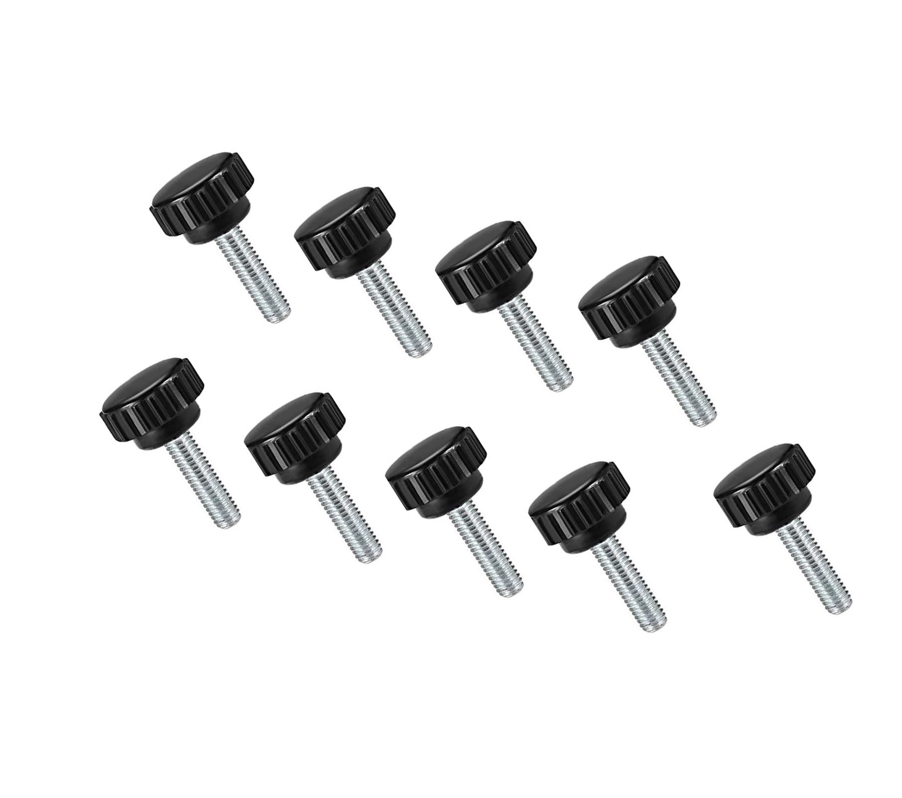 Boxonly Male Thread Knurled Clamping Knobs Grip Thumb Screw on Type for Saw Drill Press