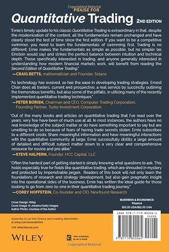 Quantitative Trading: How to Build Your Own Algorithmic Trading Business