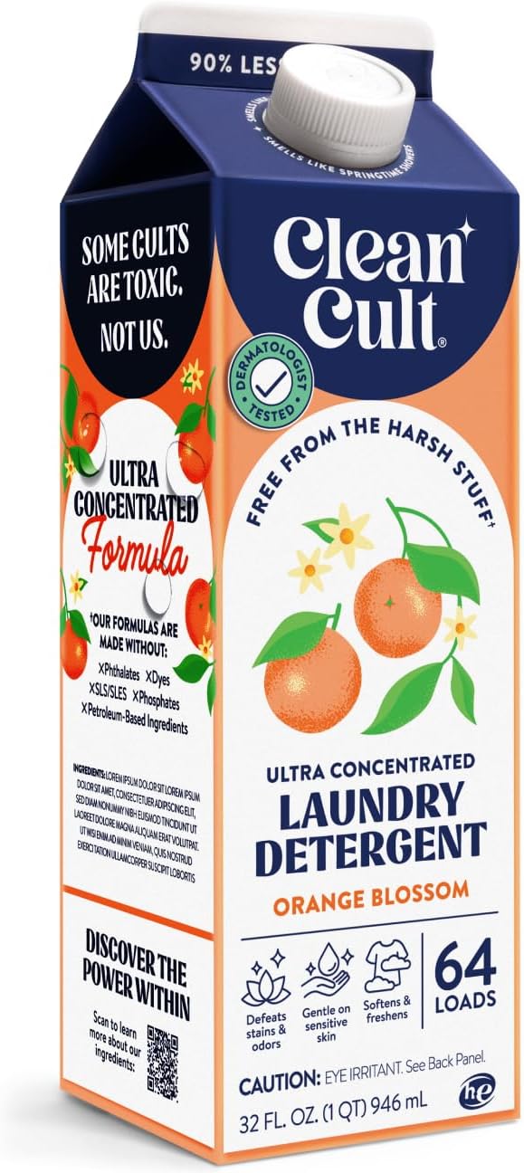 Ultra Concentrated Liquid Laundry Deternt, 64 loads, Long