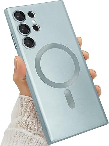 Miniatura 24 de Funda Magnética para Samsung Galaxy S25 Plus para Mujeres Hombres Niñas [Compatible con MagSafe] [Protector de Lente de Cámara] Mate Bonita Delgada