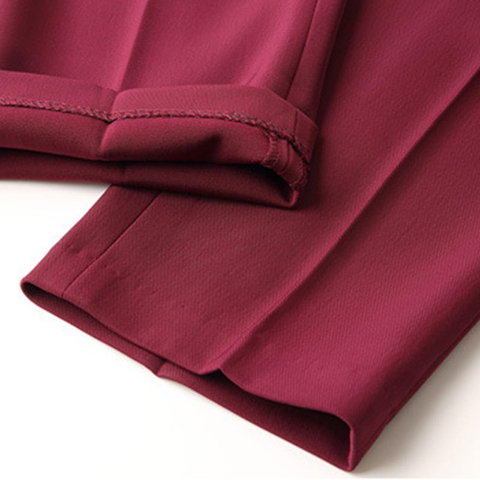 Completo Sportivo Inverno con Risvolto Dentellato, Set di Pantaloni da da Lavoro da Ufficio Slim Fit con Un Bottone Jogging Completa
