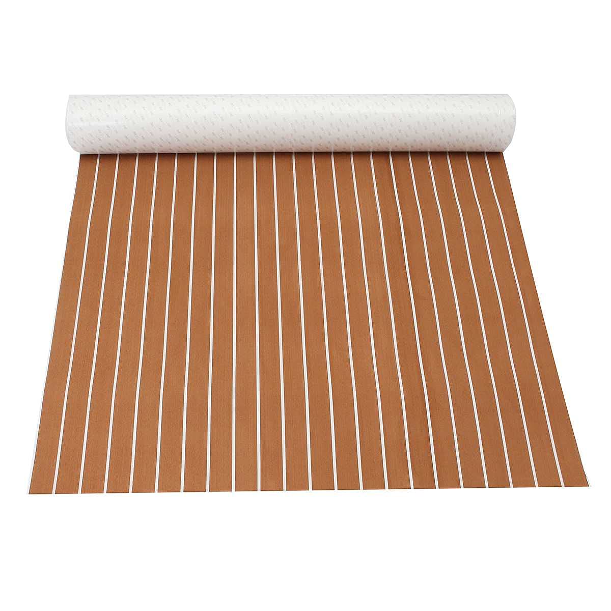 Espuma Teca Marina Suelo 120x240cm Autoadhesivo Eva Espuma de Teca Hoja Marina Barco yate Plataforma sintética Espuma colchoneta Resistente al Agua de mar/Grasa/ácido EVA Espuma Barco
