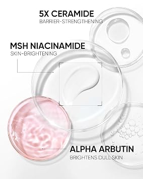 SKINTIFIC Niacinamide Brightening Moisturizer for Radiant Skin | Hydrating Face Cream with TXA, Ceramides & Hyaluronic Acid to Improve Dullness and Even Skin Tone,100g