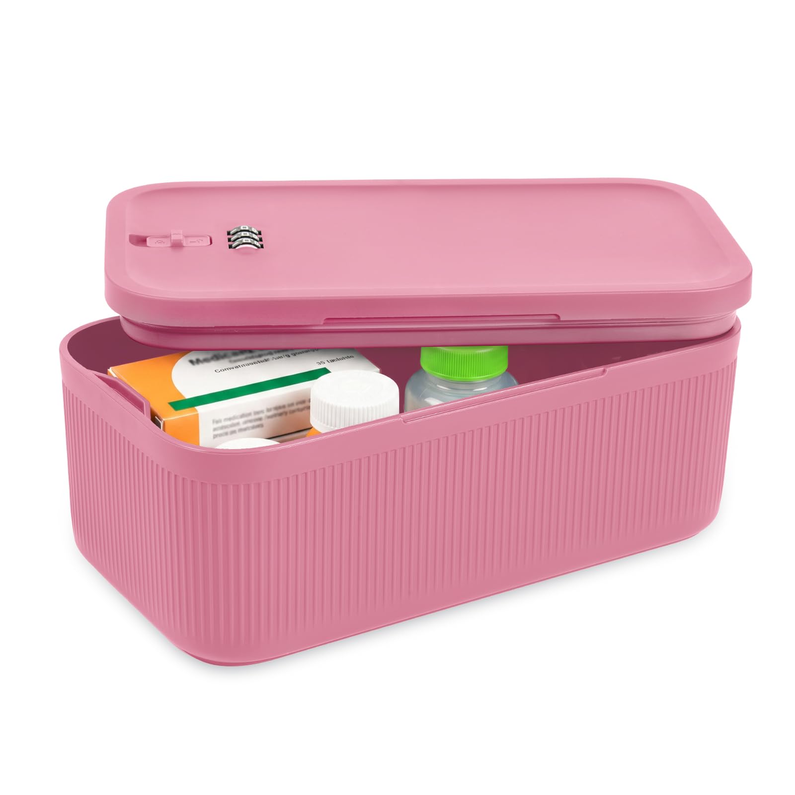 Medication Lock Box with Combination Lock, Keyless Small Box for Fridge Pills Phone Medicine - Home Office Travel Dorm — Amazon image 11