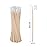 G2PLUS 500PCS Cotton Swabs, Wood Disposable Micro Applicators Brush for Makeup and Personal Care Cosmetic Brush, Micro Swabs for Eyelash Extensions, Nails, Eyeliner (Head Diameter: 1cm)
