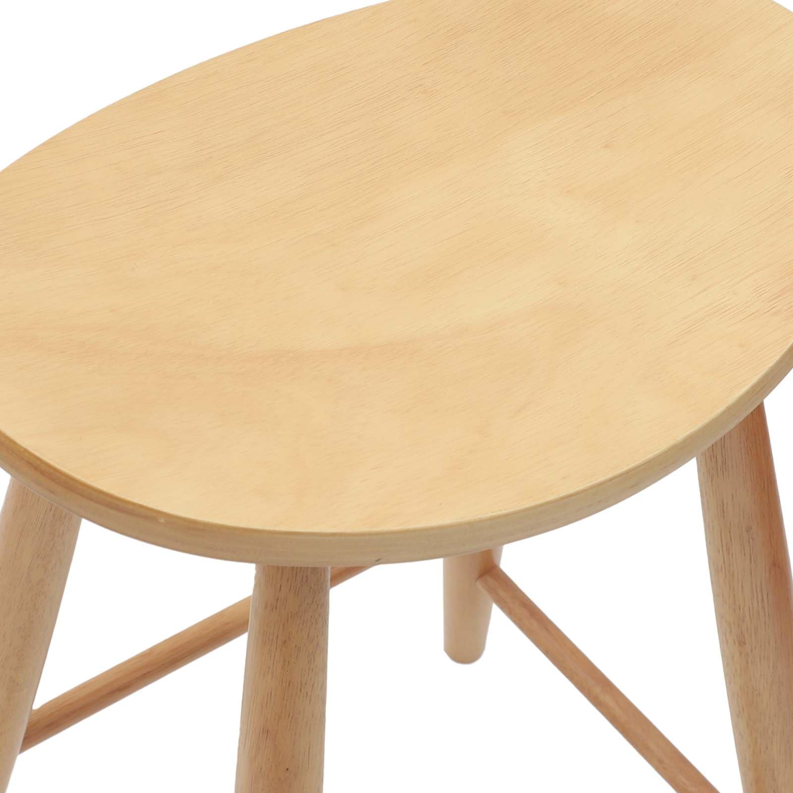 Moderno juego de sillas de comedor con patas cónicas de madera maciza de caucho y madera maciza, práctico juego de sillas de comedor de doble sesión para 2 personas, fácil de cuidar en color