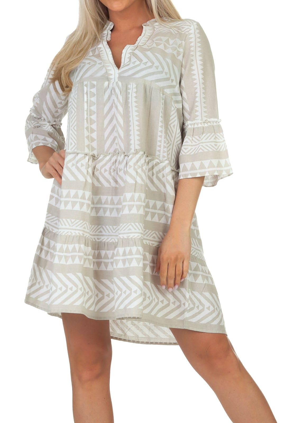 VERO MODA Women's Tunic, Silver Lining, M