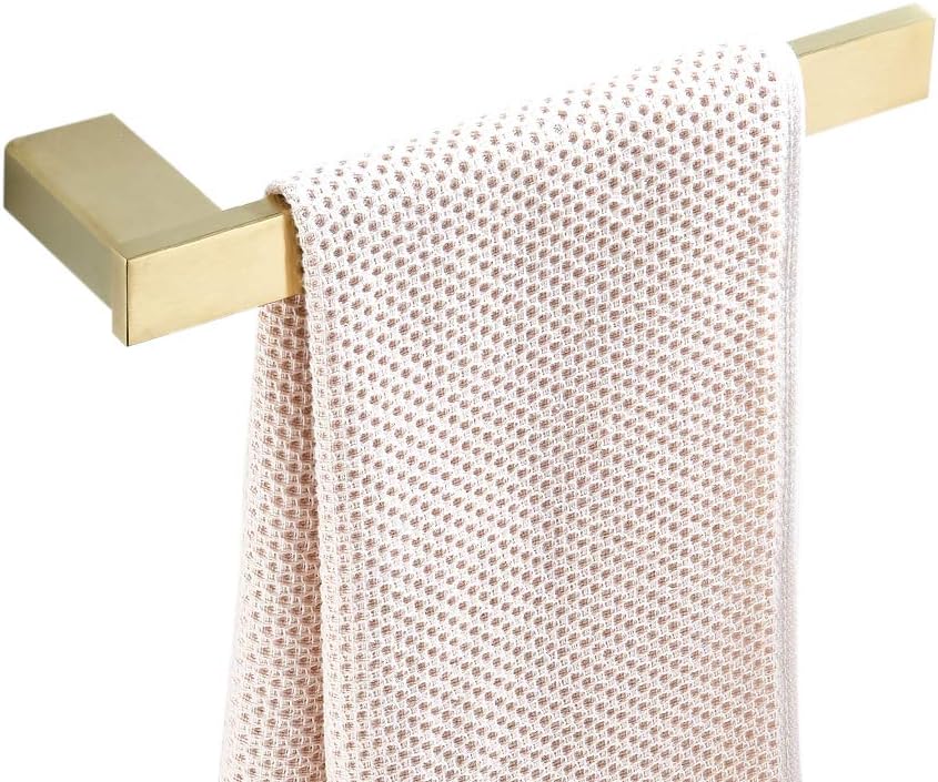 WEIKO Gold Towel Holder, Bathroom Hand Towel Ring Brushed