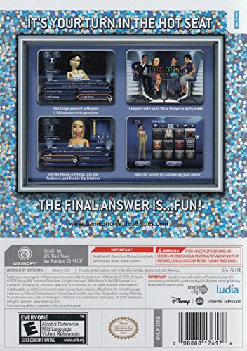 Who Wants to be a Millionaire? - Nintendo Wii [video game]