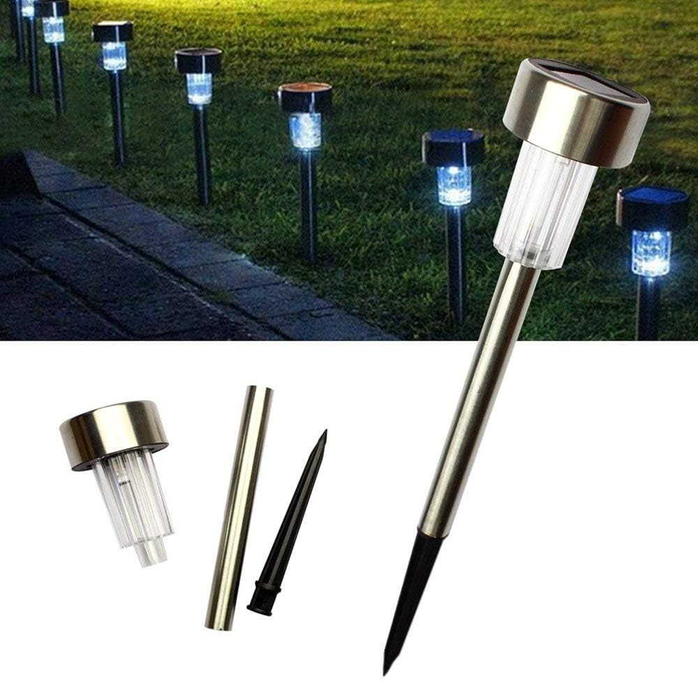 Solar Powered Landscape Lights, LED Garden Path Lights with Automatic Dusk to Dawn Sensor, Waterproof Outdoor Lighting for Lawn & Patio (Pack of 10)-image-18
