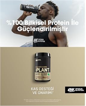 Optimum Nutrition Gold Standard 100% Plant - Chocolate Flavour 684g 19 Servings - ON Vegan Protein Powder with Pea & Rice Protein No SOYA