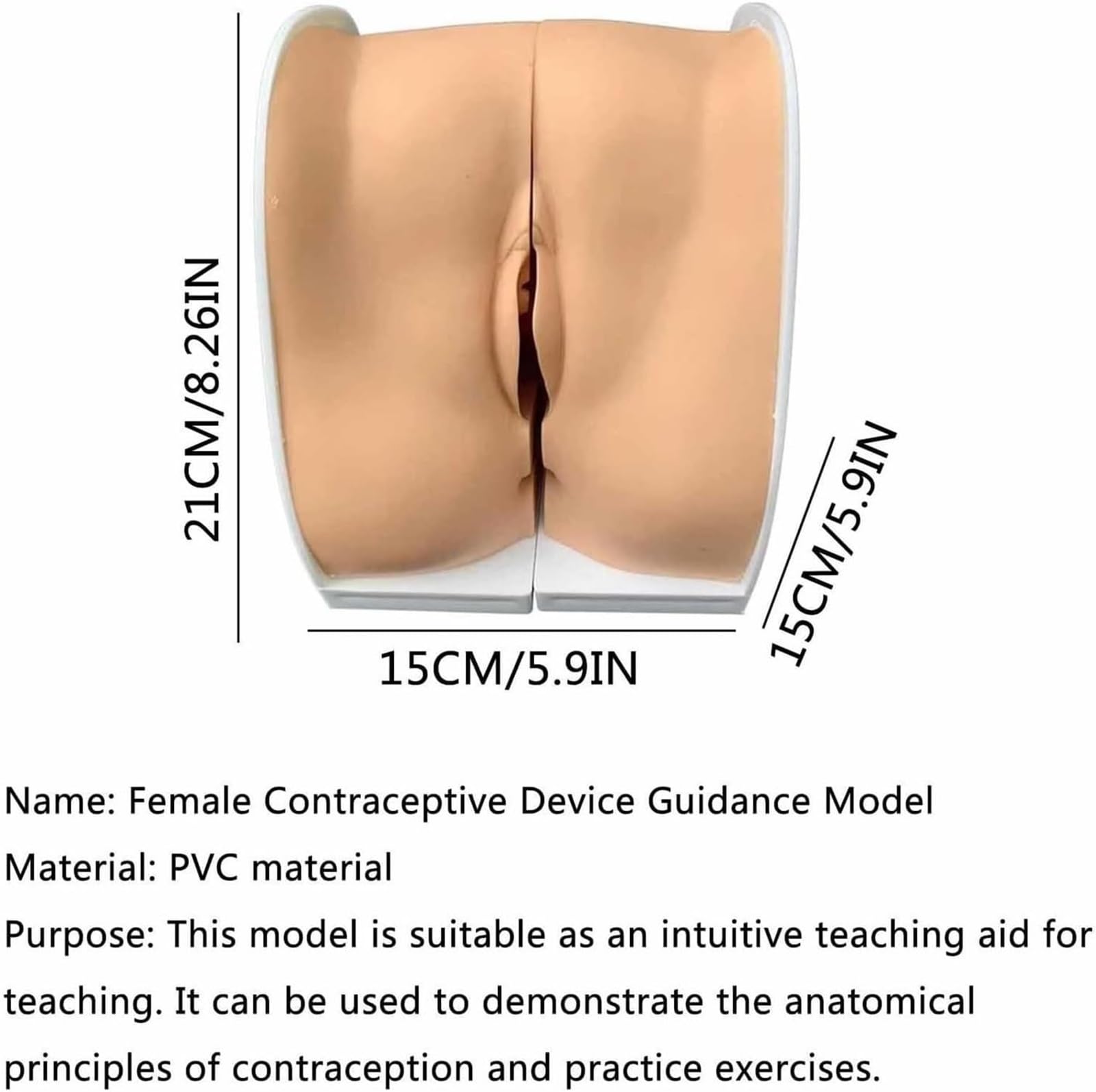 Maniquí Ginecológico Femenino, Modelo De Anatomía Genital Femenina, Modelo De Guía De Anticoncepción Femenina De Tamaño Natural Y Maniquí Con Anatomía Precisa, Adecuado for Enseñanza Y Operación Práct