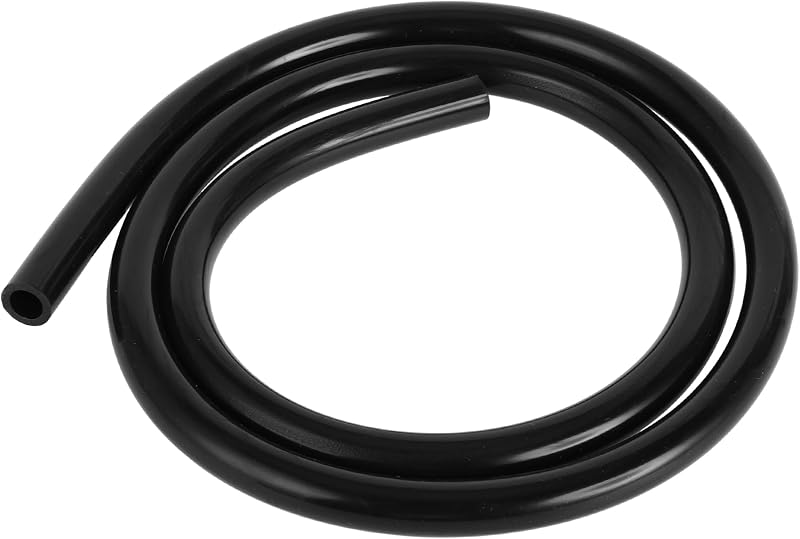 Mangueira de vácuo em silicone A ABSOPRO 10 mm x 122 cm preta – 1 unidade
