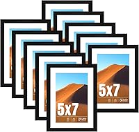 Vista 20 de LaVie Home Juego de 10 portarretratos dorados de 4 x 6 pulgadas, para fotos de 4 x 6 pulgadas, collage de marcos de fotos para galería de pared