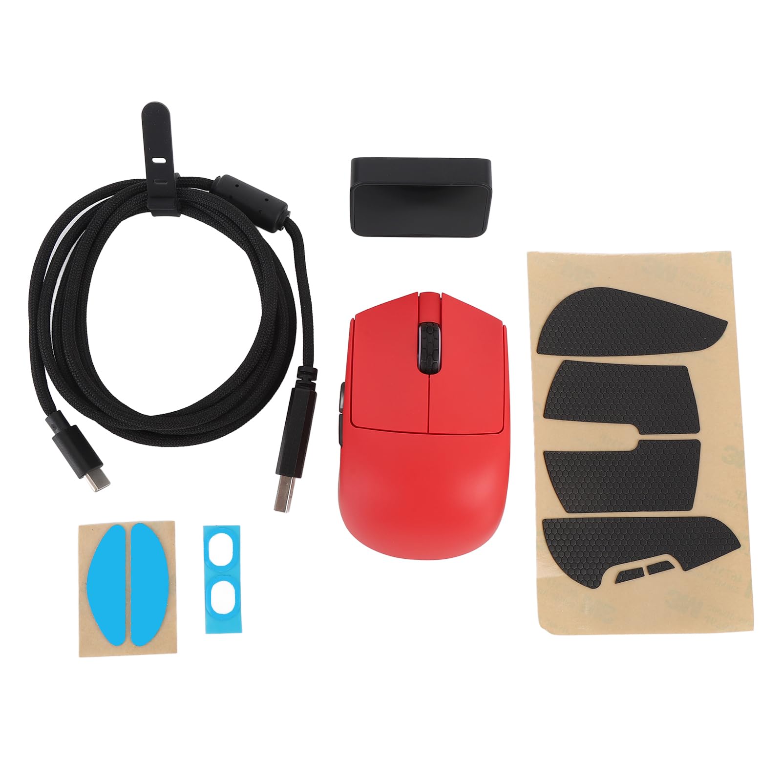Bezprzewodowa Mysz do Gier, 30000 DPI, 3 Tryby, 2,4G, Bluetooth 5.0, Typ C, Przewodowa Mysz Komputerowa z 5 Programowalnymi Klawiszami do Laptopa