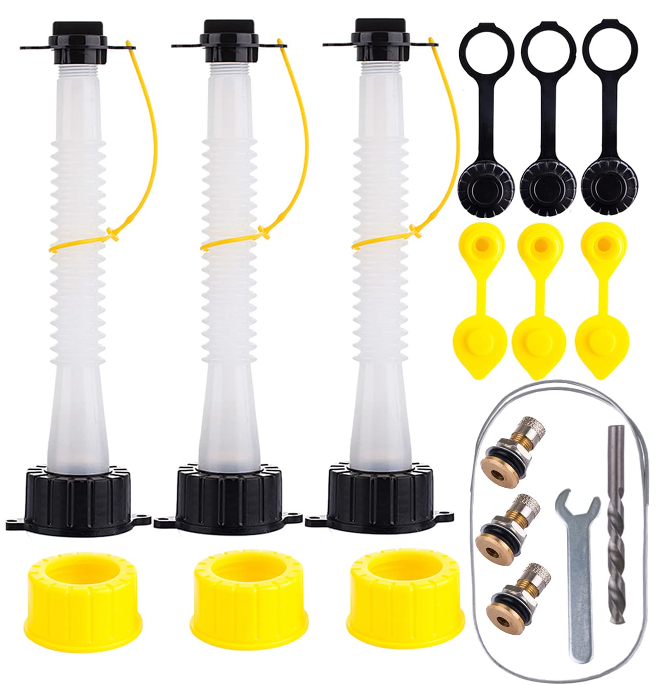 Buy Replacement Can Spout Vent Kit for Older Style Can with Flexible Fuel Nozzle Rubber ket