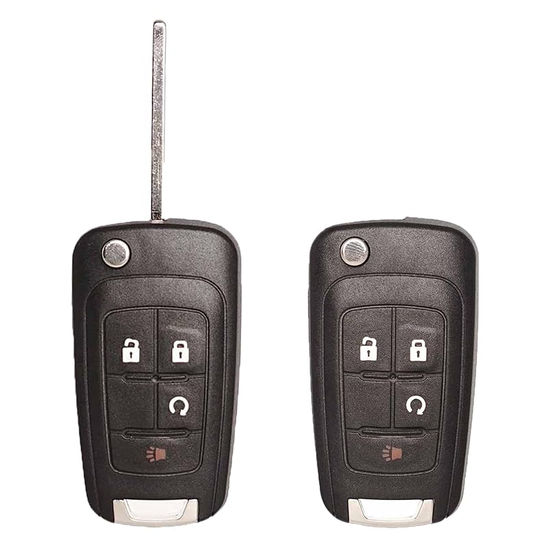 Kit com 2 Controles Remotos Keyless Entry para GMC Terrain, Buick Encore, Chevy Equinox, Impala e Sonic SUPALAND