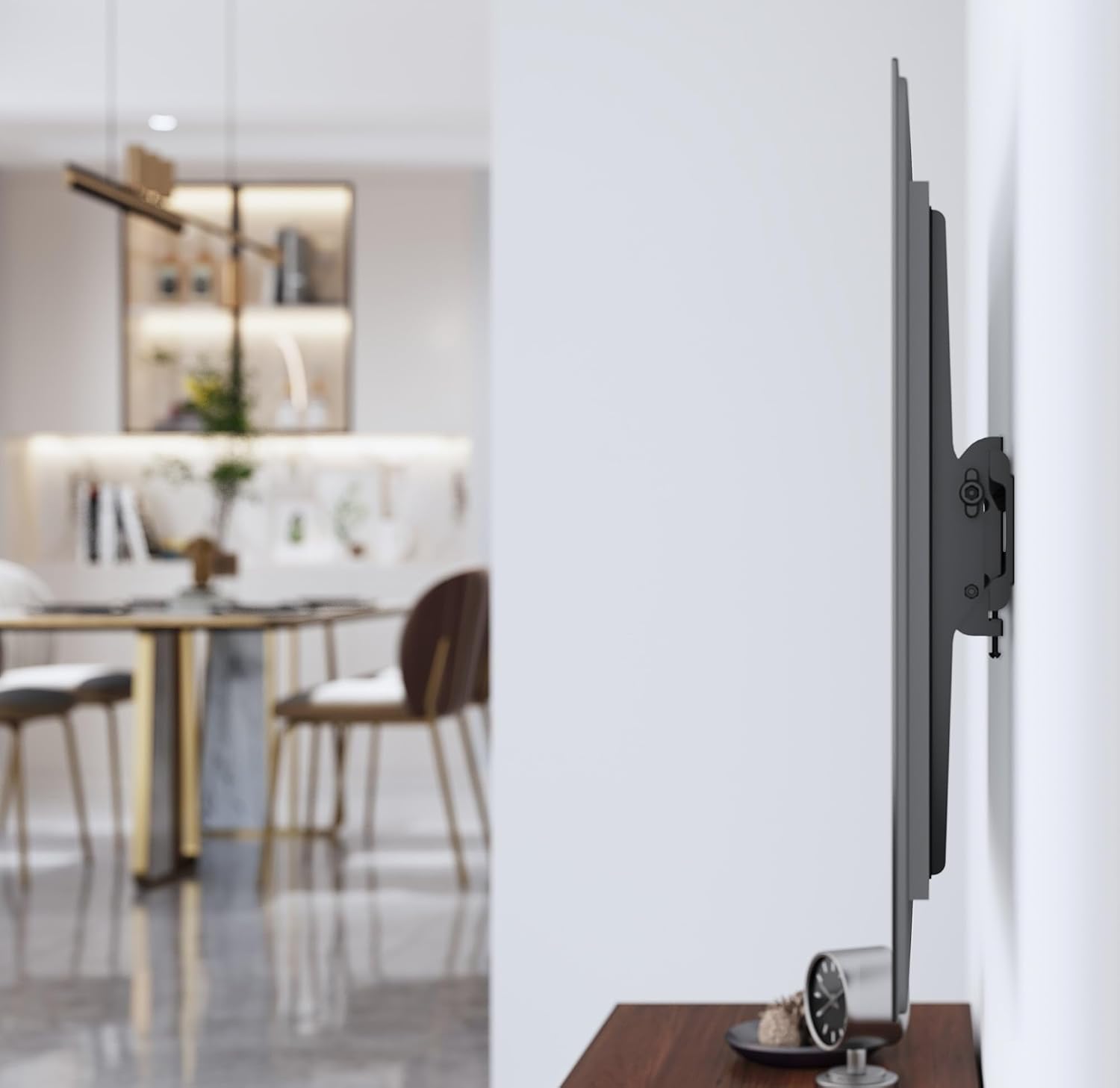 MANHATTAN 462280 Tilt Wall Bracket for TV 37-70" Black